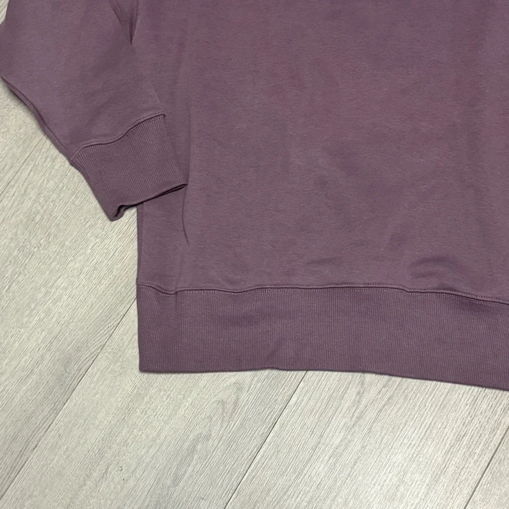 FILA Plum Crewneck Pullover with Embroidered Logo